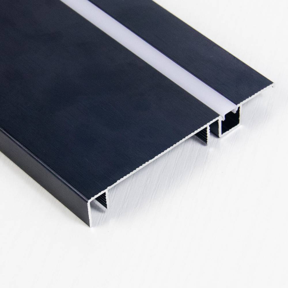 Aluminum Floor Trim Profile Skirting Base Board In Stock