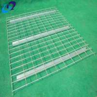 Steel grid customized wire mesh decking for selective pallet rack