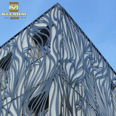 Color Coated Laser Cut Aluminum  exterior wall decorative panels for designs