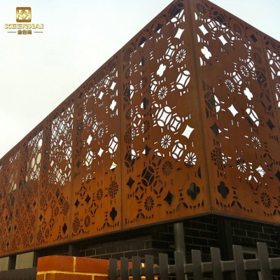 Laser Cutting Exterior Building Facade Panel Aluminum Curtain Wall Profile